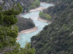 Grand Canyon du Verdon - Jeg har zoomet ind, det er uskarpt, men sdan ser det ud tt p