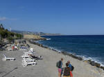 Stranden nedenfor campingpladsen