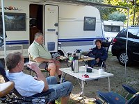 Morgenmad p Camping Serenella