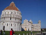 Dbskapellet, Duomo og Det skve trn (Torre Pendente)