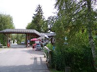 Indgangen til Camping Hopfen am see, Hopfensee