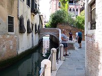Venedig - under gturen fra 'Zattere' mod Markuspladsen