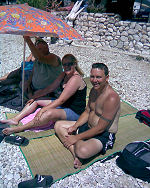 John, Lena og Kim