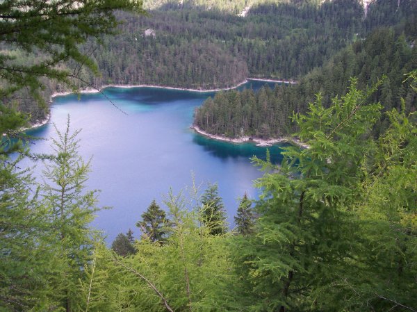 Blindsee ved restaurant Zugspitzblick, Fernpass i strig