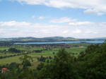 Udsigt fra slottet Neuschwanstein. Tyskland.