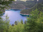 Blindsee ved restaurant Zugspitzblick, Fernpass, strig