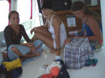 Sandra, Louise og Anne 