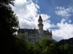 Slottet Neuschwanstein. Tyskland.