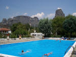 Poolen p Camping Vrachos Kastraki