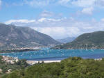 sejlbåde, der havde ankret op ved Lefkas