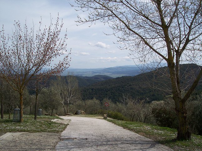 Udsigt fra 'Le Soline camping', Casciano di Murlo.