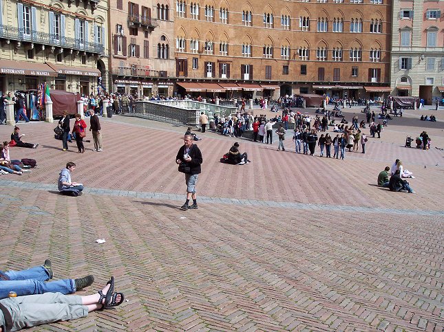 Pladsen 'Il Campo', Siena.