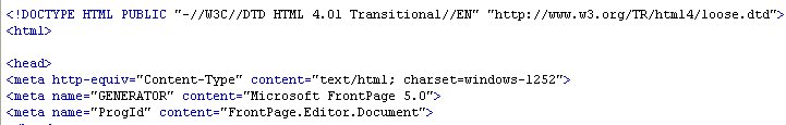 Med doctype indsat fr <html>