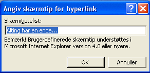 Skriv teksten til sk�rmtippet