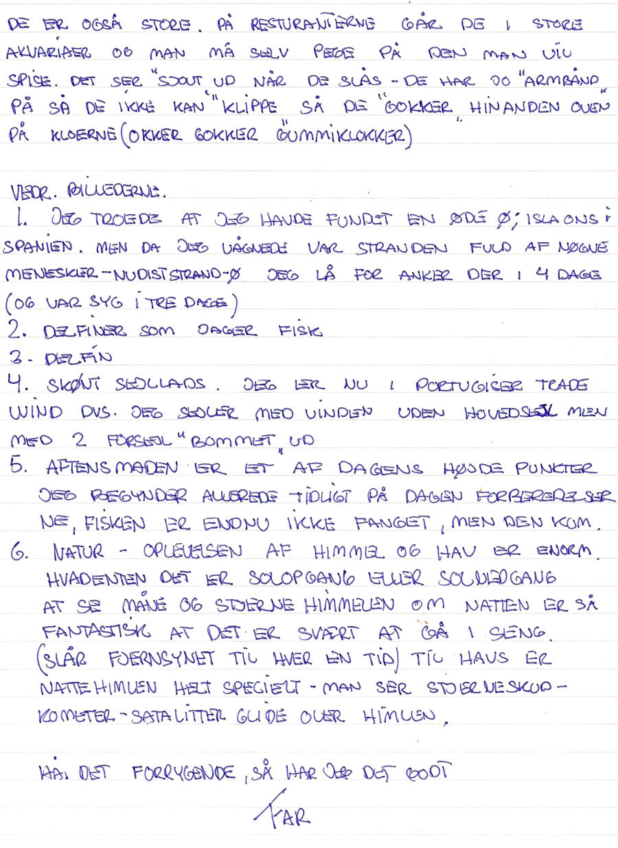 Brev til brnene - sendt den 14. september 2000