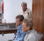 John's 3 sisters; Susanne, Karin and Rita short time before the final goodbye to John - june 13, 2007